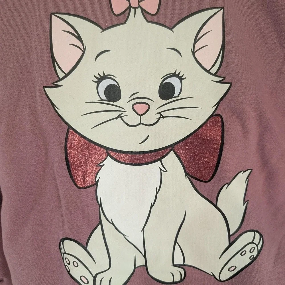 Disney Pink sweatshirt leggings outfit Marie Aristocats girls set size 5 NEW